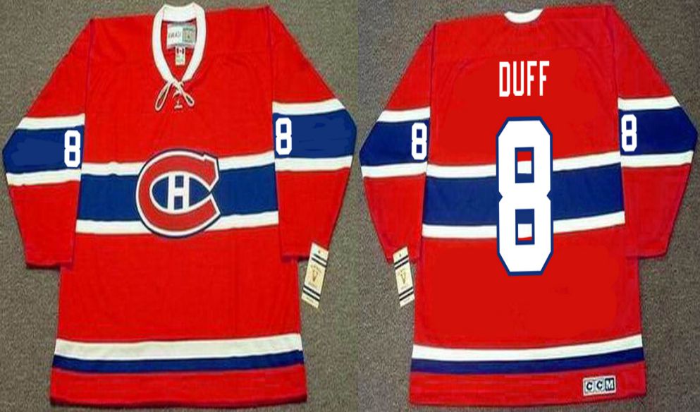 2019 Men Montreal Canadiens #8 Duff Red CCM NHL jerseys